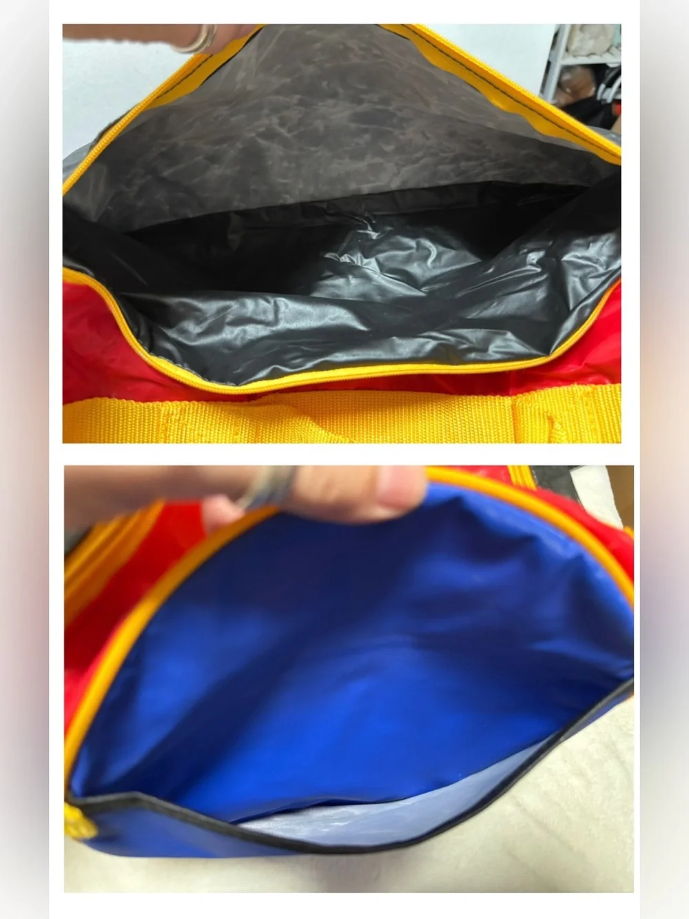 Vintage 1993 Looney Tunes All Stars Basketball Duffle Bag Black